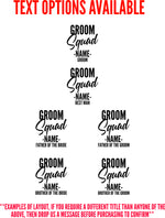 Load image into Gallery viewer, Groom & Squad Personalised T-shirt
