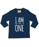 Load image into Gallery viewer, I Am One – 1st Birthday Long Sleeve T-Shirt