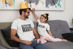 Load image into Gallery viewer, Trouble - Trouble Maker Adult Parent Child Sibling Matching T-Shirt