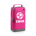 Load image into Gallery viewer, Personalised Name Football Text Shoe Bag Storage