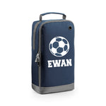 Load image into Gallery viewer, Personalised Name Football Text Shoe Bag Storage