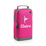 Load image into Gallery viewer, Personalised Name Gymnast Dance Text Shoe Bag Storage