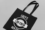 Load image into Gallery viewer, Personalised Hen Party I Do Crew Black Lightweight Tote Bag