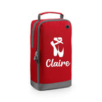 Load image into Gallery viewer, Personalised Name Ballet Dance Text Shoe Bag Storage
