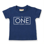 Load image into Gallery viewer, I'm One Today Baby Toddler T-Shirt