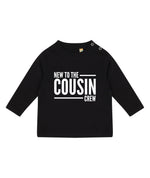 Load image into Gallery viewer, New To The Cousin Crew LONG SLEEVE Kids Toddler Baby T-shirt