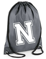 Load image into Gallery viewer, Initial Letter Polyester Drawstring Bag