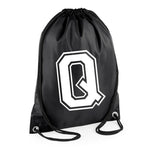 Load image into Gallery viewer, Initial Letter Polyester Drawstring Bag