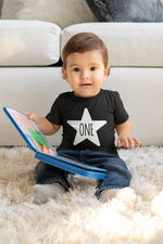 Load image into Gallery viewer, One 1st Birthday Kids STAR T-shirt