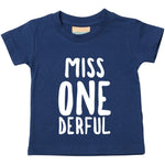 Load image into Gallery viewer, Miss Onederful One Derful 1st Birthday Kids T-shirt