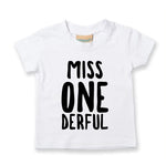 Load image into Gallery viewer, Miss Onederful One Derful 1st Birthday Kids T-shirt