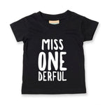 Load image into Gallery viewer, Miss Onederful One Derful 1st Birthday Kids T-shirt