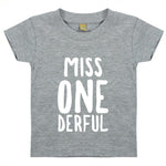 Load image into Gallery viewer, Miss Onederful One Derful 1st Birthday Kids T-shirt