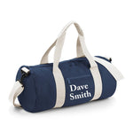 Load image into Gallery viewer, Personalised Custom NAME Barrel Bag