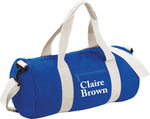 Load image into Gallery viewer, Personalised Custom NAME Barrel Bag