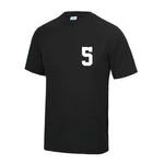 Load image into Gallery viewer, Kids Personalised Polyester Name & Number Sport T-Shirt