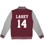 Load image into Gallery viewer, Isaac Lahey 14 Wolf Teen Adult Varsity College Contrast Jacket
