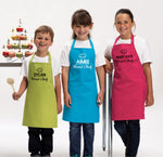 Load image into Gallery viewer, Personalised Kids Childrens Head Chef (Name) Apron Baking Cooking Novelty Gift Child Personalized Custom Baking Cookery Fan - Red Leader Clothing