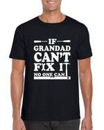Load image into Gallery viewer, If Grandad Can't Fix It No One Can - Mens T-shirt - Red Leader Clothing
