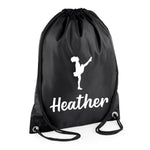 Load image into Gallery viewer, Personalised Name Drawstring Irish Dance Bag School Club PE Custom Name Childrens Bag Kids Ceili Gaelic Stepdance Sean-Nós Irish - Red Leader Clothing