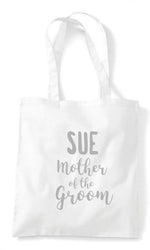 Load image into Gallery viewer, Custom Personalised Wedding Party Tote Bags - White/Grey - Red Leader Clothing