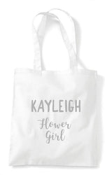 Load image into Gallery viewer, Custom Personalised Wedding Party Tote Bags - White/Grey - Red Leader Clothing