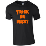 Load image into Gallery viewer, Trick or Beer? - Mens/Adults Unisex Novelty Tshirt