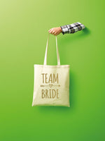 Load image into Gallery viewer, Team Bride Tote Bag Hen Party Batchelorette Bride Bridesmaid Mother Bride Tribe Groom Maid of Honour Name Lightweight Tote Bag Wedding - Red Leader Clothing