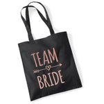 Load image into Gallery viewer, Team Bride Tote Bag Hen Party Batchelorette Bride Bridesmaid Mother Bride Tribe Groom Maid of Honour Name Lightweight Tote Bag Wedding - Red Leader Clothing