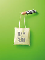 Load image into Gallery viewer, Team Bride Tote Bag Hen Party Batchelorette Bride Bridesmaid Mother Bride Tribe Groom Maid of Honour Name Lightweight Tote Bag Wedding - Red Leader Clothing