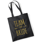 Load image into Gallery viewer, Team Bride Tote Bag Hen Party Batchelorette Bride Bridesmaid Mother Bride Tribe Groom Maid of Honour Name Lightweight Tote Bag Wedding - Red Leader Clothing