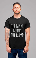 Load image into Gallery viewer, The Man Behind The Bump Mens T-shirt D1 - Red Leader Clothing