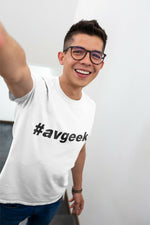 Load image into Gallery viewer, Avgeek #avgeek Mens T-shirt