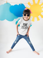 Load image into Gallery viewer, Five Whole Years Of Awesome Kids T-shirt - Red Leader Clothing