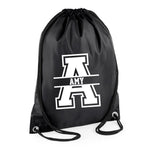 Load image into Gallery viewer, Personalised Name and Split Letter Drawstring Bag - Red Leader Clothing