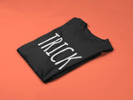 Load image into Gallery viewer, Trick Treat Couples His Hers Halloween Tshirt Fancy Dress Party Matching His Hers Outfit Halloween Shirt Halloween Shirts Couples Mr Mrs - Red Leader Clothing