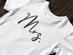 Load image into Gallery viewer, Mr and Mrs Couples T-Shirt - Red Leader Clothing