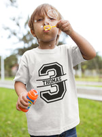 Load image into Gallery viewer, 3rd Birthday Personalised Kids T-Shirt - Red Leader Clothing
