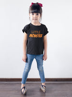 Load image into Gallery viewer, I Created A Little Monster Parent Child Matching Halloween T-shirts - Red Leader Clothing