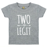 Load image into Gallery viewer, Two Legit Unisex Kids T-shirt