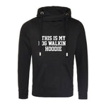 Load image into Gallery viewer, This Is My Dog Walking Hoodie Unisex Cross Neck Chunky Heavyweight Hoodie - Red Leader Clothing