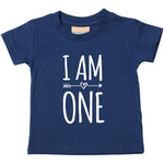 Load image into Gallery viewer, I Am One 1st Birthday Kids T-shirt - Red Leader Clothing