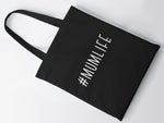 Load image into Gallery viewer, #Mumlife Motherhood Lightweight Cotton Tote Bag - Red Leader Clothing