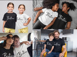 Load image into Gallery viewer, Besties Friend Adult Parent Child Sibling Matching T-Shirt - Red Leader Clothing