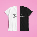 Load image into Gallery viewer, Besties Friend Adult Parent Child Sibling Matching T-Shirt - Red Leader Clothing