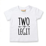 Load image into Gallery viewer, Two Legit Unisex Kids T-shirt