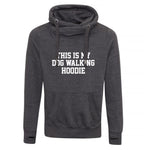Load image into Gallery viewer, This Is My Dog Walking Hoodie Unisex Cross Neck Chunky Heavyweight Hoodie - Red Leader Clothing