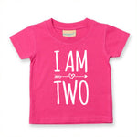 Load image into Gallery viewer, I Am Two Unisex Kids T-shirt - Red Leader Clothing