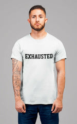 Load image into Gallery viewer, Exhausted Crew Neck T-Shirt
