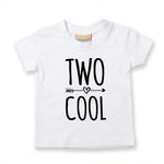 Load image into Gallery viewer, Two Cool Unisex Kids T-shirt Birthday 2nd Birthday Gift Party Child Sibling Celebration Present T Shirt 2 Year Old Second Birthday - Red Leader Clothing